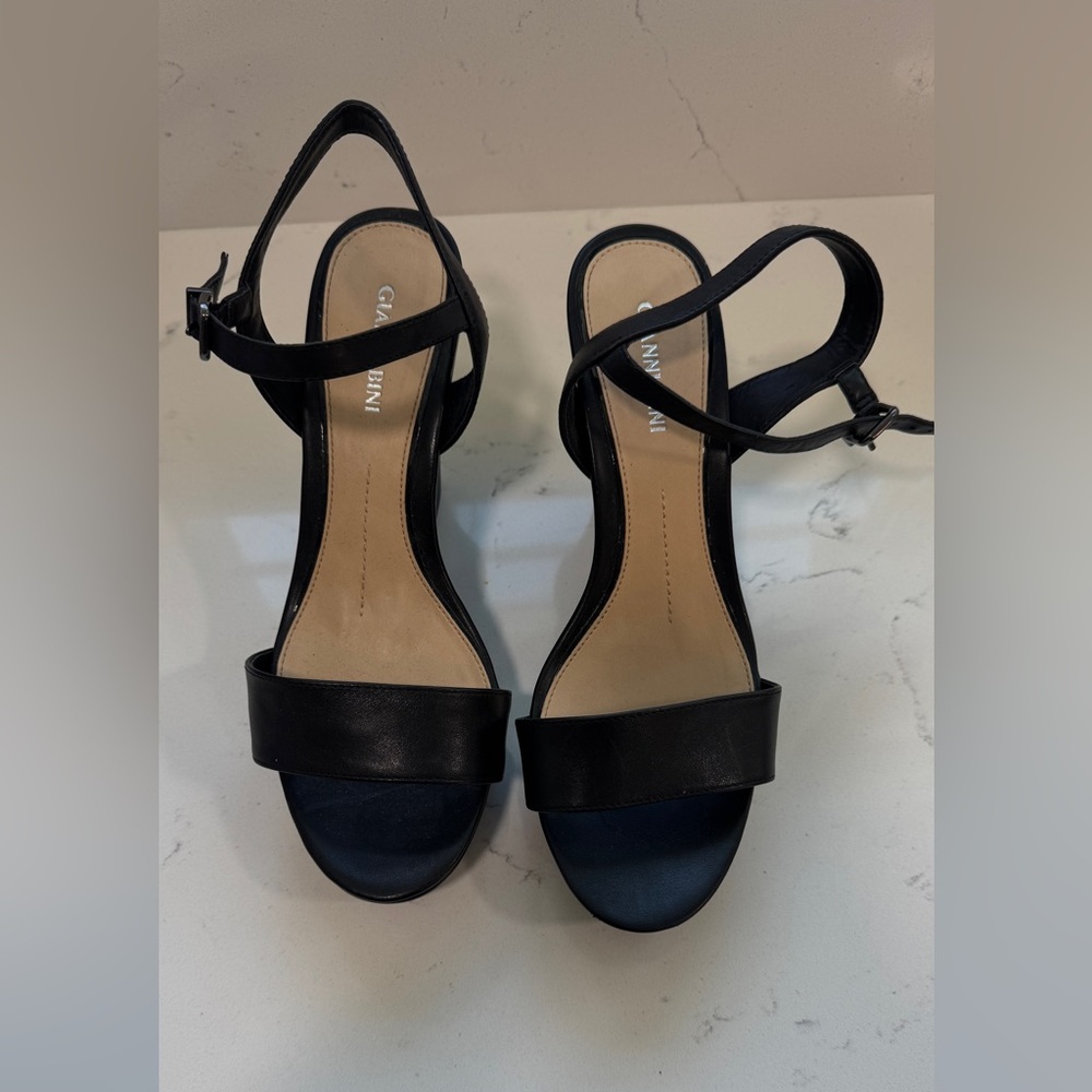 Gianni Bini Black Strappy Sandals